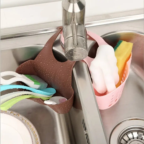 Hanging Sink Basket for Kitchen Storage and Accessories