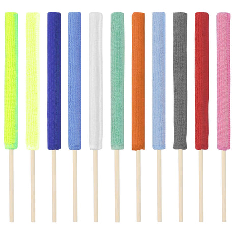 11 PCS Microfiber Detail Duster Sticks Mini Crevice Dusters Cleaning Tool Car Duster Interior Small for Car Vents Fans Small Spaces Cleaning Home