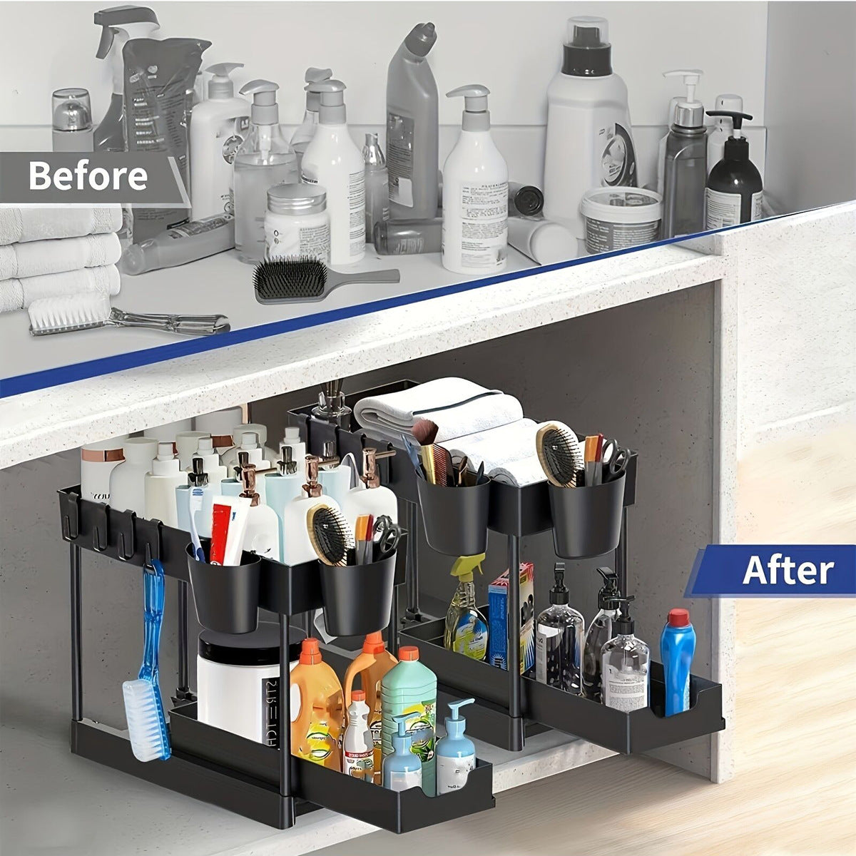 Kitchen Cabinet Organizer (Single Piece)