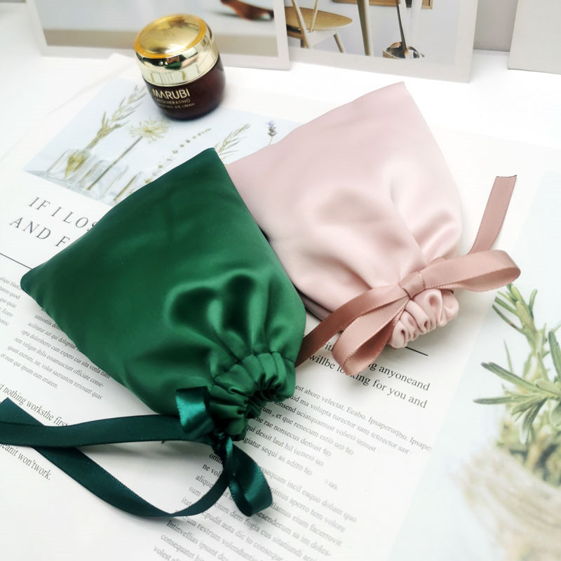 Silk Drawstring Storage Bag – Travel Organizer Pouch