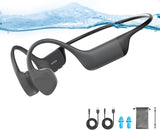 Bone Conduction Headphones SwimmingUnderwater Headphones for SwimmingIPX8 WaterproofBluetooth 5.4 with Built-in MP3 Player 32G Memory Open Ear Headphones for SwimmingRunningCyclingGym. (Black)