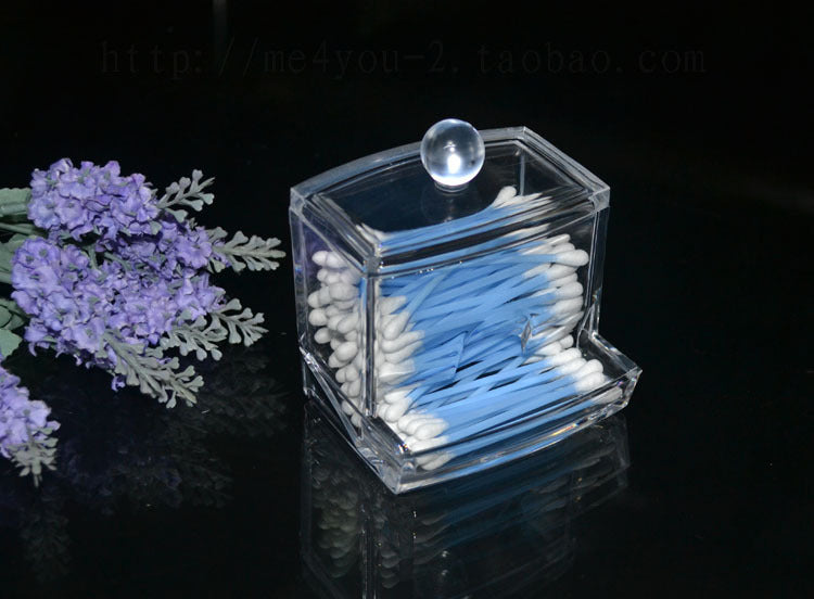 Transparent Cotton Swab Storage Box