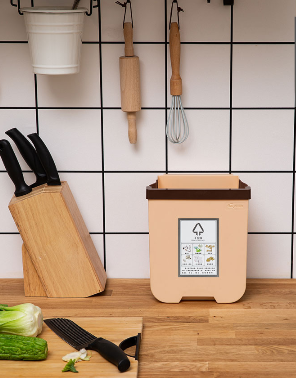 Foldable Kitchen Trash Can and Storage Bin