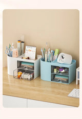 Large Capacity Pencil Holder - Creative Storage Box for Kids