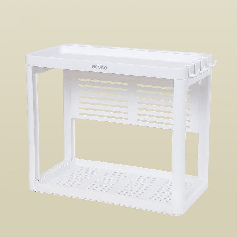 2-Tier Kitchen Storage Rack for Utensils and Spices