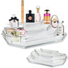 byAlegory Acrylic Mini Perfume & Mini Scented Oils Organizer & Vanity Display 4 Tiers for Storing Mini Travel Size Rollerball Beauty Perfume Bottles - Clear