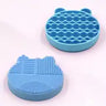 Bear Shaped Silicone Makeup Brush Cleaning Mat & Holder