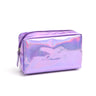 Laser Cosmetic Bag, Square Design, Large Capacity