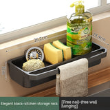 Rag Drain Rack for Kitchen Sink Storage and Organization