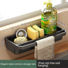 Rag Drain Rack for Kitchen Sink Storage and Organization