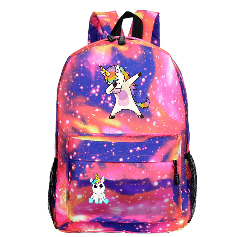 Custom Unicorn Print Backpack for Students and Travel