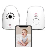 TimeFlys Smart Baby Monitor with Audio and IP Cam WiFi Pet Camera Video Indoor IP Camera Super Long Range Up to 2000 Feets Home Security Camera Night Vision Two-Way Audio