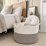 XXXLarge Cotton Rope Storage Basket for Baby Toys