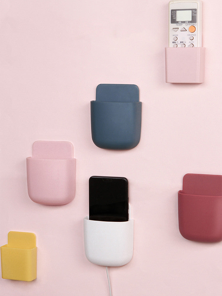 Minimalist Wall-Mounted Remote Control Storage Box