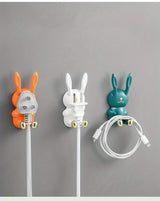 Cute Rabbit Bathroom Toothbrush Holder and Hook Storage