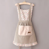 Cute Printed Kitchen Apron for Home Use