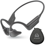 Wildhorn Crank Bone Conduction Swimming Headphones Bluetooth 5.4 IPX8 Waterproof Headphones for Swimming Fast Magnetic Charge MP3 2500 Songs Storage Capacity Swim Headphones No Microphone