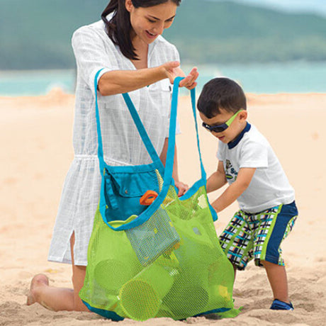 Beach Bag with Storage Mesh Pouch and Organizer