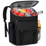 Cooler Backpack Soft Insulated Leak Proof 50 Cans Insulated Backpack Cooler Portable Picnic Camping Beach Hiking BBQ Lunch Backpack for Men and Women - Black