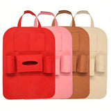 Felt Car Storage Bag - Rear Seat Organizer (1pc)