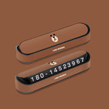 LINE FRIENDS Car Parking Phone Number Sign