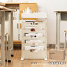 Mobile Plastic Desk Edge Bookshelf and Organizer