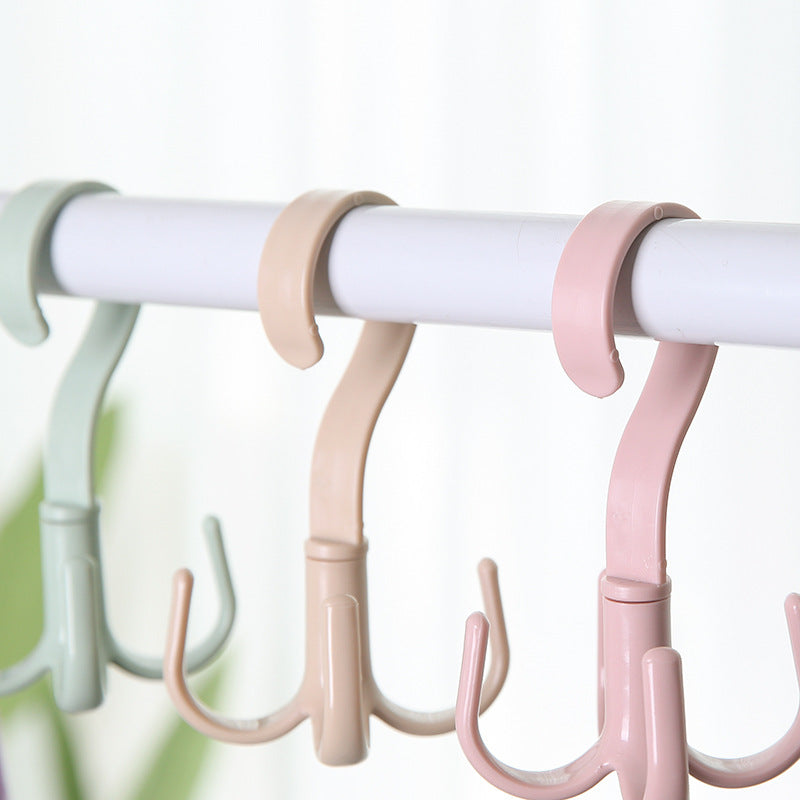 S-Shaped Rotatable Hook for Multifunctional Storage