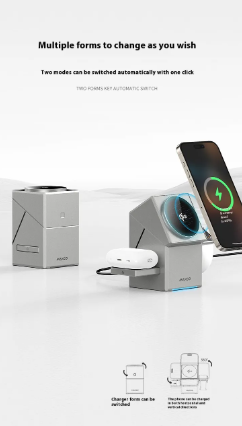 3-in-1 Qi2 Wireless Charging Station