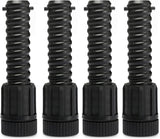 Camp Stove Leg Levelers Adjustable Accessories for Camp Chef Explorer Stoves Fit for Outdoor Camping Stove with 1.25" Diameter Round Legs 4 Pcs Black