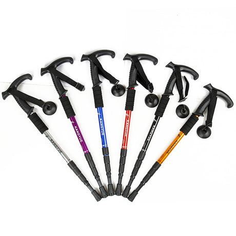 Outdoor Folding Ultra-Light Trekking Poles for Hiking