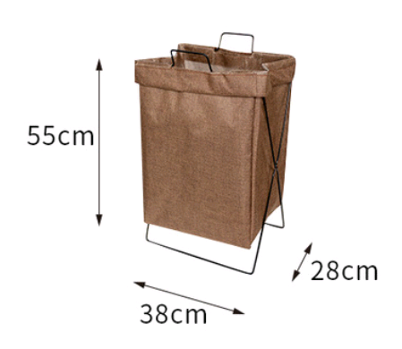 Foldable Fabric Laundry Basket for Home Storage