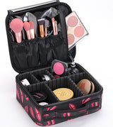 Fashion Lips Makeup Bag for Women - Portable Organizer