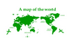 World Map Wall Sticker for Home and Office Decor