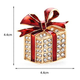 Diamond-Studded Brooch for Autumn & Winter Accessories