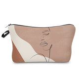 Graphic Figure Portable Travel Makeup Bag for Women