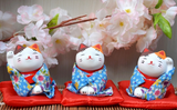Lucky Cat Car Decoration Figurine