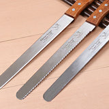 Layered Bread Slicer with Serrated Blade for Baking