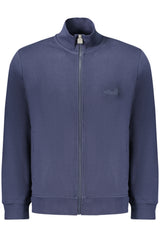ELLESSE MEN'S BLUE ZIP-UP SWEATSHIRT