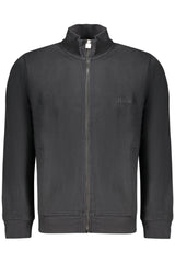 ELLESSE MEN'S BLACK ZIP-UP SWEATSHIRT