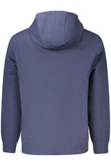 ELLESSE MEN'S BLUE ZIP-UP SWEATSHIRT