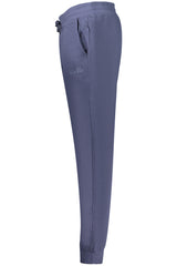 ELLESSE MEN'S BLUE LONG TRACKSUIT TROUSERS