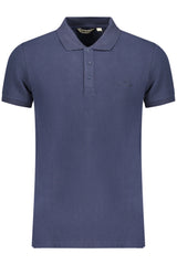 ELLESSE MEN'S SHORT-SLEEVE POLO SHIRT, BLUE
