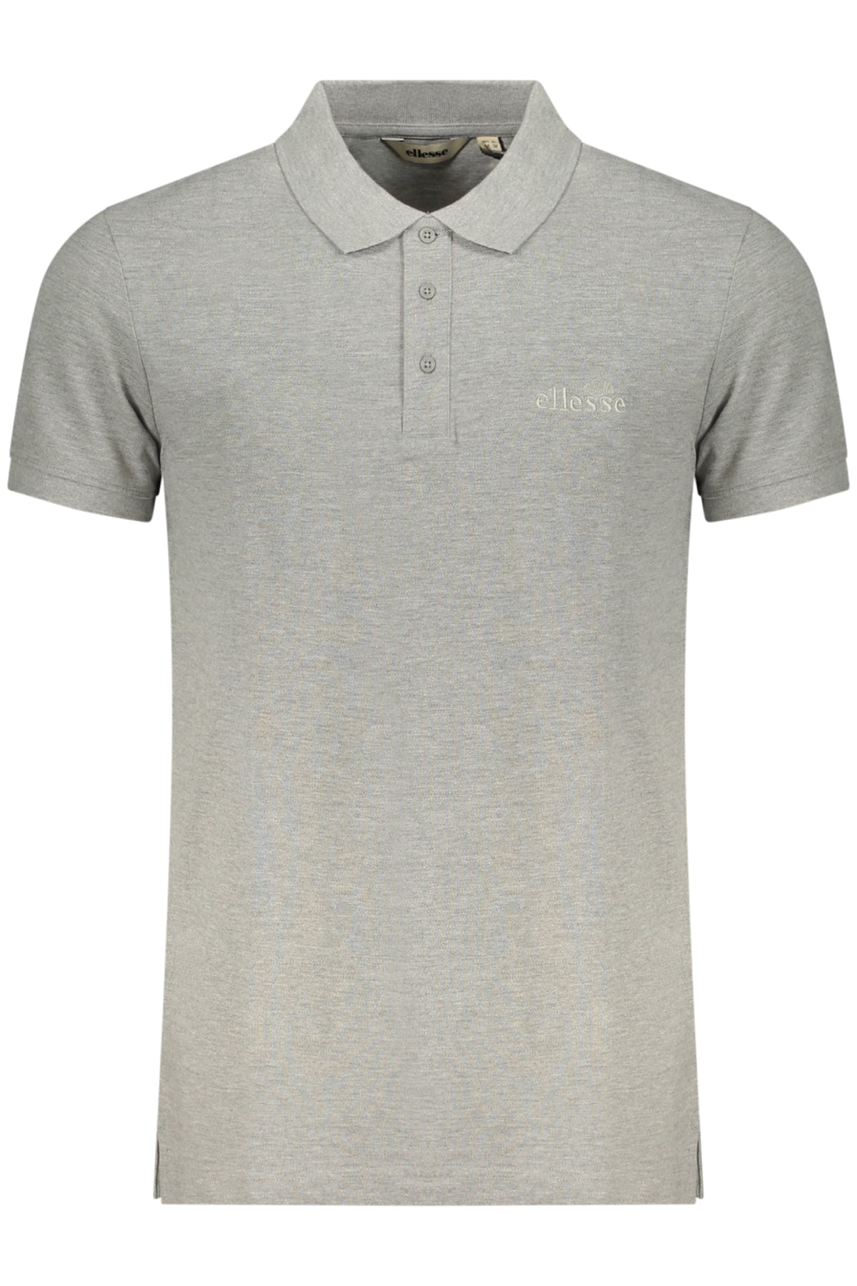 ELLESSE MEN'S SHORT-SLEEVE POLO SHIRT, GREY