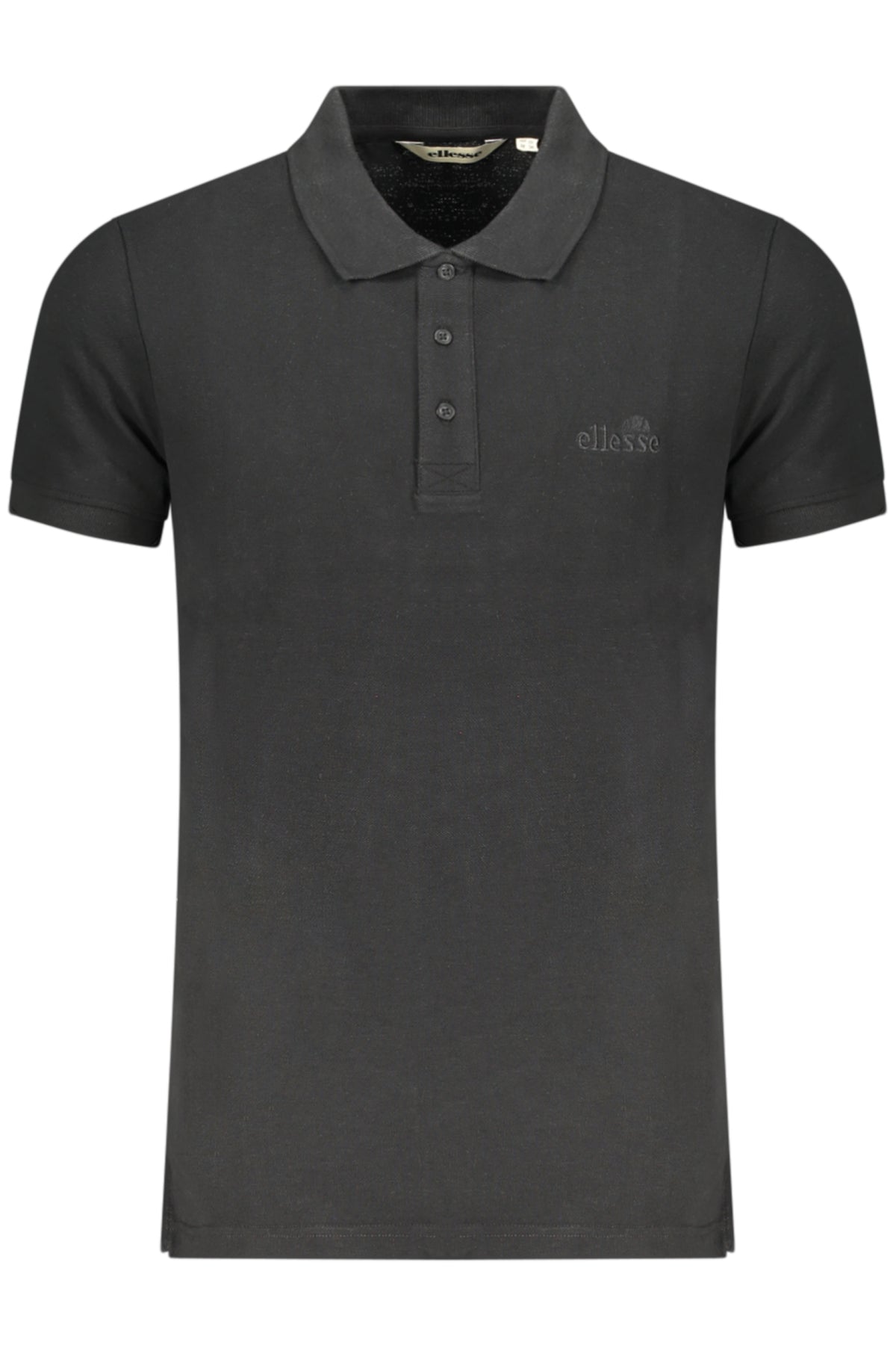 ELLESSE MEN'S SHORT-SLEEVE POLO SHIRT BLACK