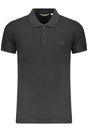 ELLESSE MEN'S SHORT-SLEEVE POLO SHIRT BLACK