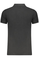 ELLESSE MEN'S SHORT-SLEEVE POLO SHIRT BLACK