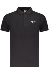 ARMY 1659 BLACK MEN'S SHORT SLEEVE POLO