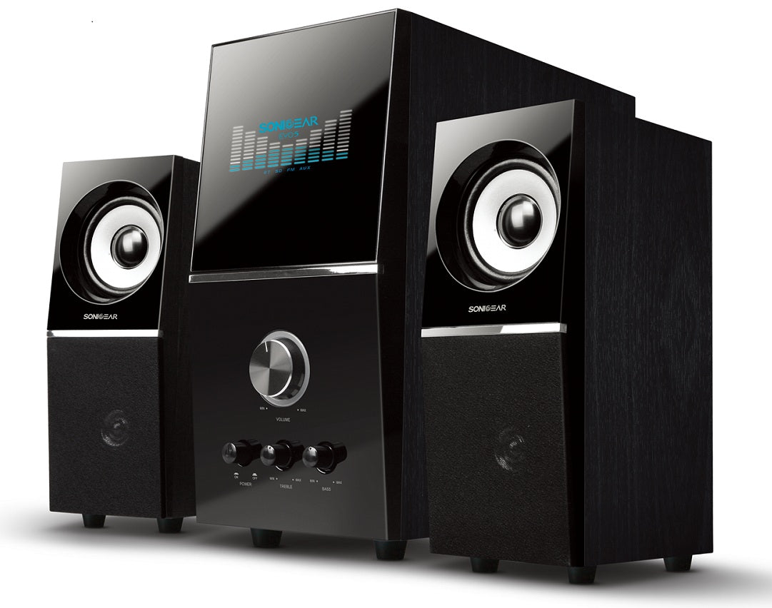 SonicGear EVO5 Pro BTMI 2.1 Audio System 36W RMS with Bluetooth, USB & SD Card