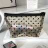 New Ins Heart Velvet Makeup Bag for Girls (Large Capacity)