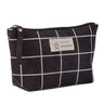 Portable Canvas Cosmetic Bag for Women - Makeup & Toiletries